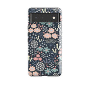 Google phone case-Cool Meadow By Suzy Taylor-Product Details Raised bevel to protect screen from scratches. Impact resistant polycarbonate shell and shock absorbing inner TPU liner. Secure fit with design wrapping around side of the case and full access to ports. Compatible with Qi-standard wireless charging. Thickness 1/8 inch (3mm), weight 30g. Compatibility See drop down menu for options, please select the right case as we print to order.-Stringberry
