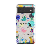Google phone case-Crazybird By Mia Underwood-Product Details Raised bevel to protect screen from scratches. Impact resistant polycarbonate shell and shock absorbing inner TPU liner. Secure fit with design wrapping around side of the case and full access to ports. Compatible with Qi-standard wireless charging. Thickness 1/8 inch (3mm), weight 30g. Compatibility See drop down menu for options, please select the right case as we print to order.-Stringberry