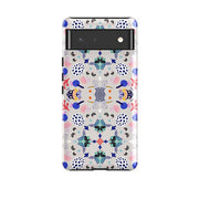 Google phone case-Crazybird Pattern By Mia Underwood-Product Details Raised bevel to protect screen from scratches. Impact resistant polycarbonate shell and shock absorbing inner TPU liner. Secure fit with design wrapping around side of the case and full access to ports. Compatible with Qi-standard wireless charging. Thickness 1/8 inch (3mm), weight 30g. Compatibility See drop down menu for options, please select the right case as we print to order.-Stringberry