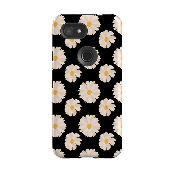 Google phone case-Daisies-Product Details Raised bevel to protect screen from scratches. Impact resistant polycarbonate shell and shock absorbing inner TPU liner. Secure fit with design wrapping around side of the case and full access to ports. Compatible with Qi-standard wireless charging. Thickness 1/8 inch (3mm), weight 30g. Compatibility See drop down menu for options, please select the right case as we print to order.-Stringberry