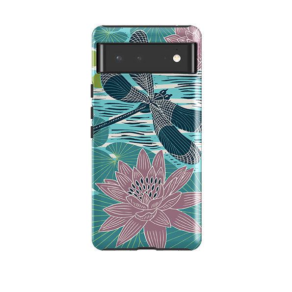 Google phone case-Damesoille By Kate Heiss-Product Details Raised bevel to protect screen from scratches. Impact resistant polycarbonate shell and shock absorbing inner TPU liner. Secure fit with design wrapping around side of the case and full access to ports. Compatible with Qi-standard wireless charging. Thickness 1/8 inch (3mm), weight 30g. Compatibility See drop down menu for options, please select the right case as we print to order.-Stringberry