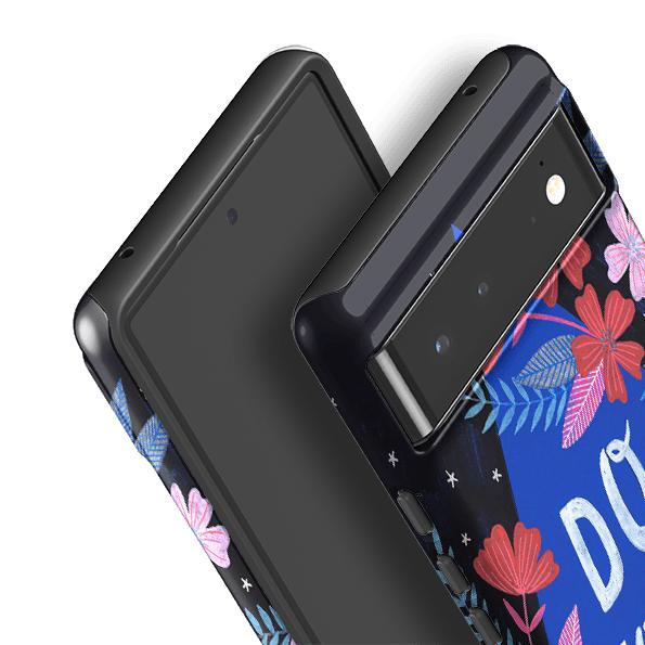 Google phone case-Do Your Thing By Lee Foster Wilson-Product Details Raised bevel to protect screen from scratches. Impact resistant polycarbonate shell and shock absorbing inner TPU liner. Secure fit with design wrapping around side of the case and full access to ports. Compatible with Qi-standard wireless charging. Thickness 1/8 inch (3mm), weight 30g. Compatibility See drop down menu for options, please select the right case as we print to order.-Stringberry
