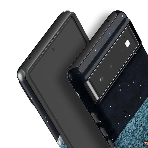 Google phone case-Dreaming Of Tomorrow By Natasha Newton-Product Details Raised bevel to protect screen from scratches. Impact resistant polycarbonate shell and shock absorbing inner TPU liner. Secure fit with design wrapping around side of the case and full access to ports. Compatible with Qi-standard wireless charging. Thickness 1/8 inch (3mm), weight 30g. Compatibility See drop down menu for options, please select the right case as we print to order.-Stringberry