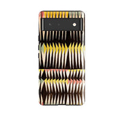 Google phone case-Dynamo By Sarah Campbell-Product Details Raised bevel to protect screen from scratches. Impact resistant polycarbonate shell and shock absorbing inner TPU liner. Secure fit with design wrapping around side of the case and full access to ports. Compatible with Qi-standard wireless charging. Thickness 1/8 inch (3mm), weight 30g. Compatibility See drop down menu for options, please select the right case as we print to order.-Stringberry