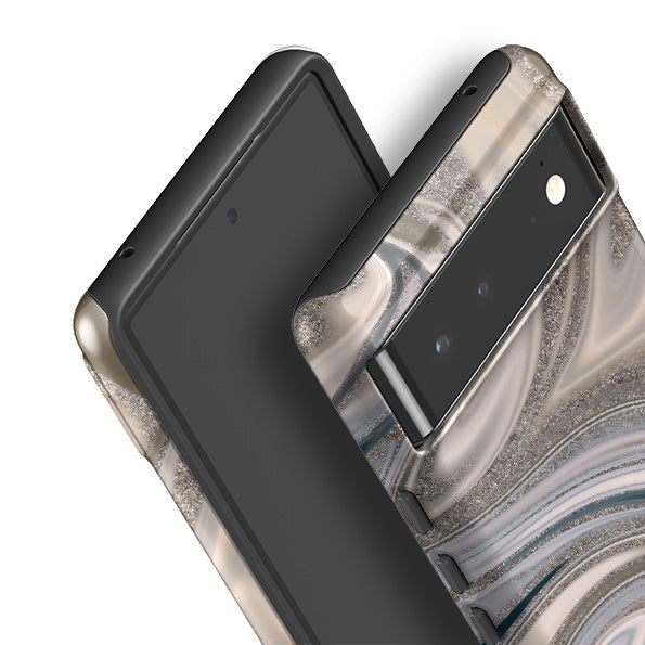 Google phone case-Emperor (case does not glitter)-Product Details Raised bevel to protect screen from scratches. Impact resistant polycarbonate shell and shock absorbing inner TPU liner. Secure fit with design wrapping around side of the case and full access to ports. Compatible with Qi-standard wireless charging. Thickness 1/8 inch (3mm), weight 30g. Compatibility See drop down menu for options, please select the right case as we print to order.-Stringberry