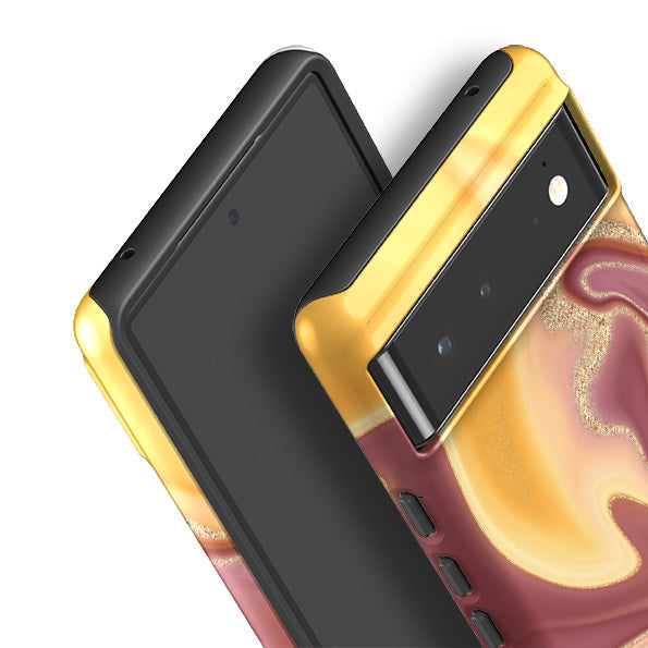 Google phone case-Fall (case does not glitter)-Product Details Raised bevel to protect screen from scratches. Impact resistant polycarbonate shell and shock absorbing inner TPU liner. Secure fit with design wrapping around side of the case and full access to ports. Compatible with Qi-standard wireless charging. Thickness 1/8 inch (3mm), weight 30g. Compatibility See drop down menu for options, please select the right case as we print to order.-Stringberry