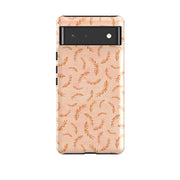 Google phone case-Feathers Pink By Katherine Quinn-Product Details Raised bevel to protect screen from scratches. Impact resistant polycarbonate shell and shock absorbing inner TPU liner. Secure fit with design wrapping around side of the case and full access to ports. Compatible with Qi-standard wireless charging. Thickness 1/8 inch (3mm), weight 30g. Compatibility See drop down menu for options, please select the right case as we print to order.-Stringberry