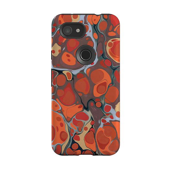 Google phone case-Flaming Volcano-Product Details Raised bevel to protect screen from scratches. Impact resistant polycarbonate shell and shock absorbing inner TPU liner. Secure fit with design wrapping around side of the case and full access to ports. Compatible with Qi-standard wireless charging. Thickness 1/8 inch (3mm), weight 30g. Compatibility See drop down menu for options, please select the right case as we print to order.-Stringberry