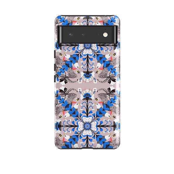 Google phone case-Flora And Fauna By Mia Underwood-Product Details Raised bevel to protect screen from scratches. Impact resistant polycarbonate shell and shock absorbing inner TPU liner. Secure fit with design wrapping around side of the case and full access to ports. Compatible with Qi-standard wireless charging. Thickness 1/8 inch (3mm), weight 30g. Compatibility See drop down menu for options, please select the right case as we print to order.-Stringberry