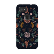 Google phone case-Floral By Jade Mosinski-Product Details Raised bevel to protect screen from scratches. Impact resistant polycarbonate shell and shock absorbing inner TPU liner. Secure fit with design wrapping around side of the case and full access to ports. Compatible with Qi-standard wireless charging. Thickness 1/8 inch (3mm), weight 30g. Compatibility See drop down menu for options, please select the right case as we print to order.-Stringberry