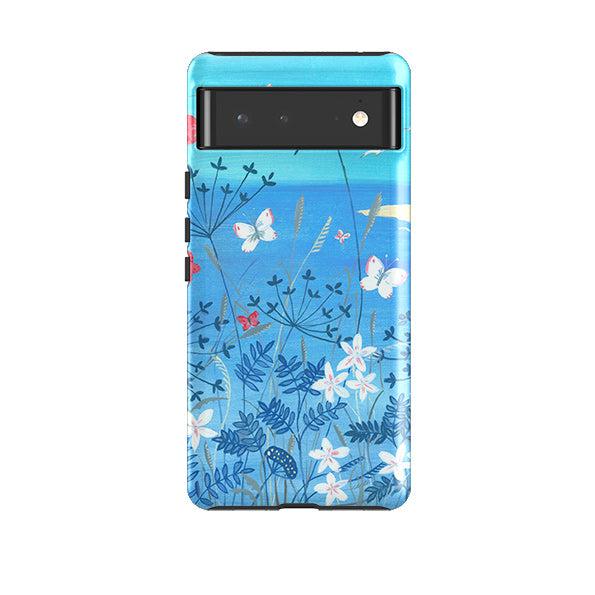 Google phone case-Floral By Mary Stubberfield-Product Details Raised bevel to protect screen from scratches. Impact resistant polycarbonate shell and shock absorbing inner TPU liner. Secure fit with design wrapping around side of the case and full access to ports. Compatible with Qi-standard wireless charging. Thickness 1/8 inch (3mm), weight 30g. Compatibility See drop down menu for options, please select the right case as we print to order.-Stringberry