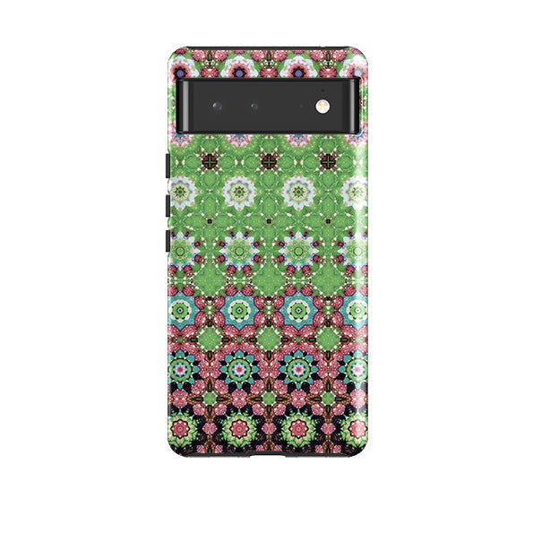 Google phone case-Floydfest-Product Details Raised bevel to protect screen from scratches. Impact resistant polycarbonate shell and shock absorbing inner TPU liner. Secure fit with design wrapping around side of the case and full access to ports. Compatible with Qi-standard wireless charging. Thickness 1/8 inch (3mm), weight 30g. Compatibility See drop down menu for options, please select the right case as we print to order.-Stringberry