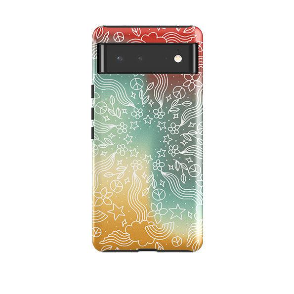 Google phone case-Galaxy Mandala-Product Details Raised bevel to protect screen from scratches. Impact resistant polycarbonate shell and shock absorbing inner TPU liner. Secure fit with design wrapping around side of the case and full access to ports. Compatible with Qi-standard wireless charging. Thickness 1/8 inch (3mm), weight 30g. Compatibility See drop down menu for options, please select the right case as we print to order.-Stringberry