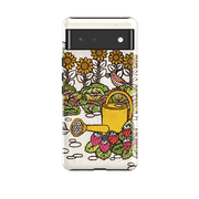 Google phone case-Garden 1 By Amelia Bowman-Product Details Raised bevel to protect screen from scratches. Impact resistant polycarbonate shell and shock absorbing inner TPU liner. Secure fit with design wrapping around side of the case and full access to ports. Compatible with Qi-standard wireless charging. Thickness 1/8 inch (3mm), weight 30g. Compatibility See drop down menu for options, please select the right case as we print to order.-Stringberry