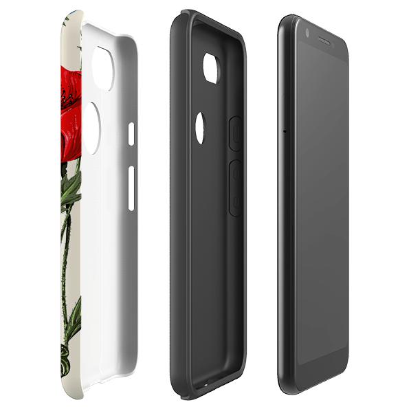 Google phone case-Garden Delight-Product Details Raised bevel to protect screen from scratches. Impact resistant polycarbonate shell and shock absorbing inner TPU liner. Secure fit with design wrapping around side of the case and full access to ports. Compatible with Qi-standard wireless charging. Thickness 1/8 inch (3mm), weight 30g. Compatibility See drop down menu for options, please select the right case as we print to order.-Stringberry