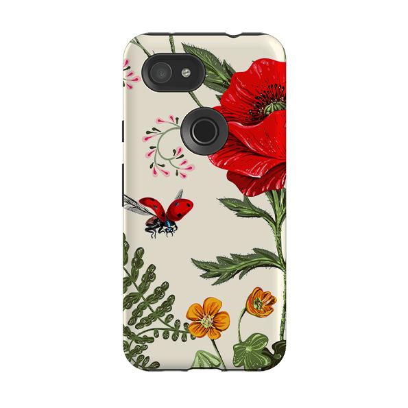 Google phone case-Garden Delight-Product Details Raised bevel to protect screen from scratches. Impact resistant polycarbonate shell and shock absorbing inner TPU liner. Secure fit with design wrapping around side of the case and full access to ports. Compatible with Qi-standard wireless charging. Thickness 1/8 inch (3mm), weight 30g. Compatibility See drop down menu for options, please select the right case as we print to order.-Stringberry
