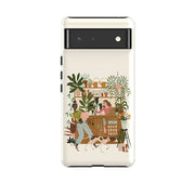 Google phone case-Garden Shop By Meghann Rader-Product Details Raised bevel to protect screen from scratches. Impact resistant polycarbonate shell and shock absorbing inner TPU liner. Secure fit with design wrapping around side of the case and full access to ports. Compatible with Qi-standard wireless charging. Thickness 1/8 inch (3mm), weight 30g. Compatibility See drop down menu for options, please select the right case as we print to order.-Stringberry