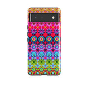 Google phone case-Glastonbury-Product Details Raised bevel to protect screen from scratches. Impact resistant polycarbonate shell and shock absorbing inner TPU liner. Secure fit with design wrapping around side of the case and full access to ports. Compatible with Qi-standard wireless charging. Thickness 1/8 inch (3mm), weight 30g. Compatibility See drop down menu for options, please select the right case as we print to order.-Stringberry
