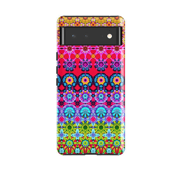 Google phone case-Glastonbury-Product Details Raised bevel to protect screen from scratches. Impact resistant polycarbonate shell and shock absorbing inner TPU liner. Secure fit with design wrapping around side of the case and full access to ports. Compatible with Qi-standard wireless charging. Thickness 1/8 inch (3mm), weight 30g. Compatibility See drop down menu for options, please select the right case as we print to order.-Stringberry