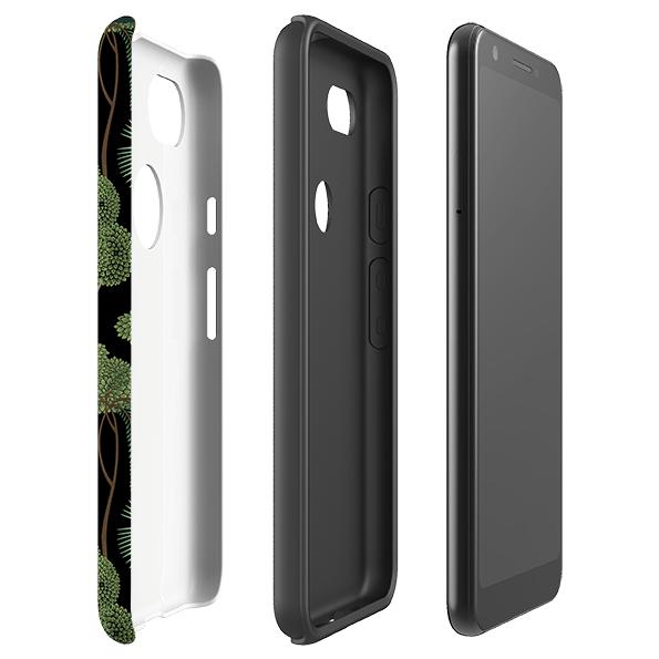 Google phone case-Goodyhills-Product Details Raised bevel to protect screen from scratches. Impact resistant polycarbonate shell and shock absorbing inner TPU liner. Secure fit with design wrapping around side of the case and full access to ports. Compatible with Qi-standard wireless charging. Thickness 1/8 inch (3mm), weight 30g. Compatibility See drop down menu for options, please select the right case as we print to order.-Stringberry