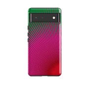 Google phone case-Halos Cactus By Kitty Joseph-Product Details Raised bevel to protect screen from scratches. Impact resistant polycarbonate shell and shock absorbing inner TPU liner. Secure fit with design wrapping around side of the case and full access to ports. Compatible with Qi-standard wireless charging. Thickness 1/8 inch (3mm), weight 30g. Compatibility See drop down menu for options, please select the right case as we print to order.-Stringberry
