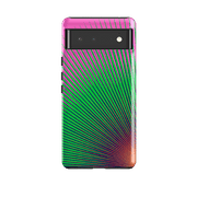 Google phone case-Halos Watermelon By Kitty Joseph-Product Details Raised bevel to protect screen from scratches. Impact resistant polycarbonate shell and shock absorbing inner TPU liner. Secure fit with design wrapping around side of the case and full access to ports. Compatible with Qi-standard wireless charging. Thickness 1/8 inch (3mm), weight 30g. Compatibility See drop down menu for options, please select the right case as we print to order.-Stringberry