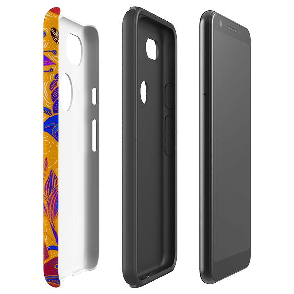 Google phone case-Hidcote 2-Product Details Raised bevel to protect screen from scratches. Impact resistant polycarbonate shell and shock absorbing inner TPU liner. Secure fit with design wrapping around side of the case and full access to ports. Compatible with Qi-standard wireless charging. Thickness 1/8 inch (3mm), weight 30g. Compatibility See drop down menu for options, please select the right case as we print to order.-Stringberry