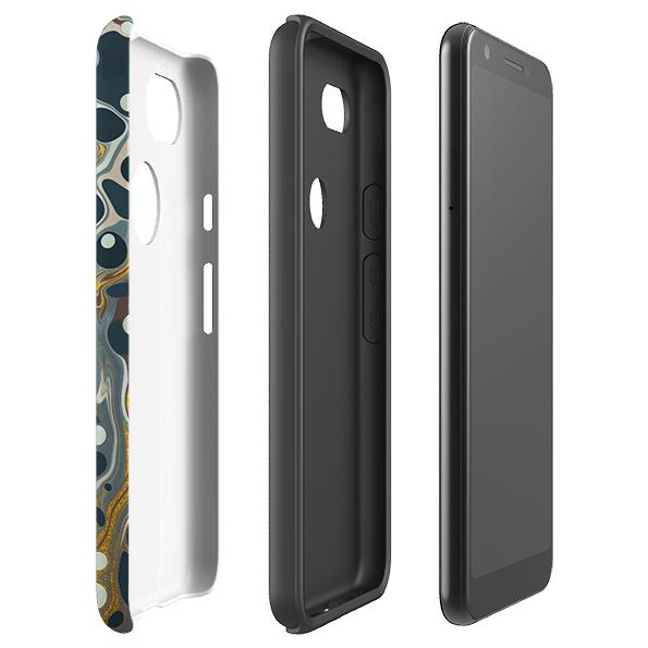 Google phone case-Hokey Pokey-Product Details Raised bevel to protect screen from scratches. Impact resistant polycarbonate shell and shock absorbing inner TPU liner. Secure fit with design wrapping around side of the case and full access to ports. Compatible with Qi-standard wireless charging. Thickness 1/8 inch (3mm), weight 30g. Compatibility See drop down menu for options, please select the right case as we print to order.-Stringberry