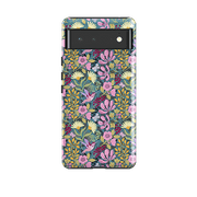 Google phone case-Hummingbird Pattern By Bex Parkin-Product Details Raised bevel to protect screen from scratches. Impact resistant polycarbonate shell and shock absorbing inner TPU liner. Secure fit with design wrapping around side of the case and full access to ports. Compatible with Qi-standard wireless charging. Thickness 1/8 inch (3mm), weight 30g. Compatibility See drop down menu for options, please select the right case as we print to order.-Stringberry