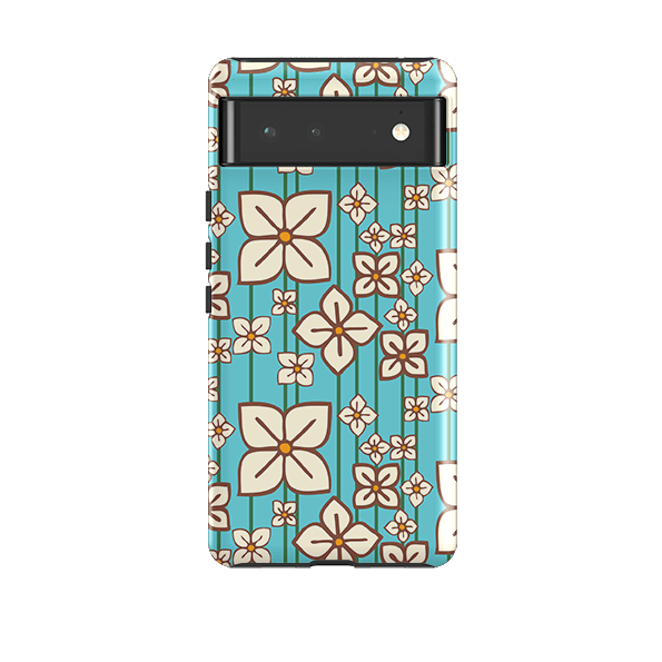 Google phone case-Hydrangea By Amelia Bowman-Product Details Raised bevel to protect screen from scratches. Impact resistant polycarbonate shell and shock absorbing inner TPU liner. Secure fit with design wrapping around side of the case and full access to ports. Compatible with Qi-standard wireless charging. Thickness 1/8 inch (3mm), weight 30g. Compatibility See drop down menu for options, please select the right case as we print to order.-Stringberry