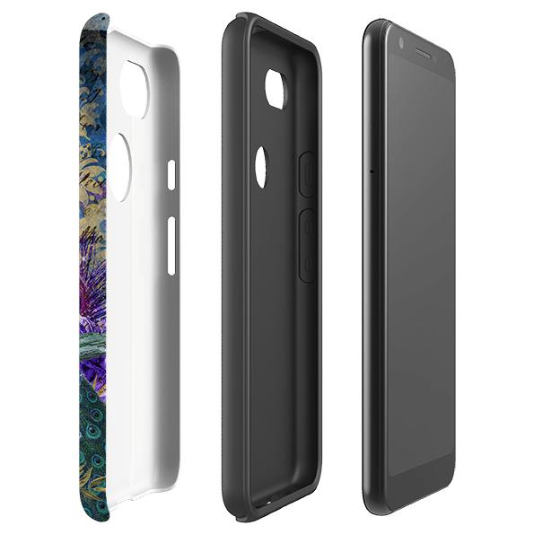 Google phone case-In Heaven-Product Details Raised bevel to protect screen from scratches. Impact resistant polycarbonate shell and shock absorbing inner TPU liner. Secure fit with design wrapping around side of the case and full access to ports. Compatible with Qi-standard wireless charging. Thickness 1/8 inch (3mm), weight 30g. Compatibility See drop down menu for options, please select the right case as we print to order.-Stringberry