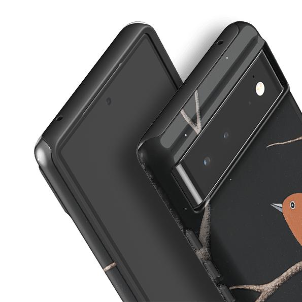 Google phone case-In The Depths Of Winter By Natasha Newton-Product Details Raised bevel to protect screen from scratches. Impact resistant polycarbonate shell and shock absorbing inner TPU liner. Secure fit with design wrapping around side of the case and full access to ports. Compatible with Qi-standard wireless charging. Thickness 1/8 inch (3mm), weight 30g. Compatibility See drop down menu for options, please select the right case as we print to order.-Stringberry