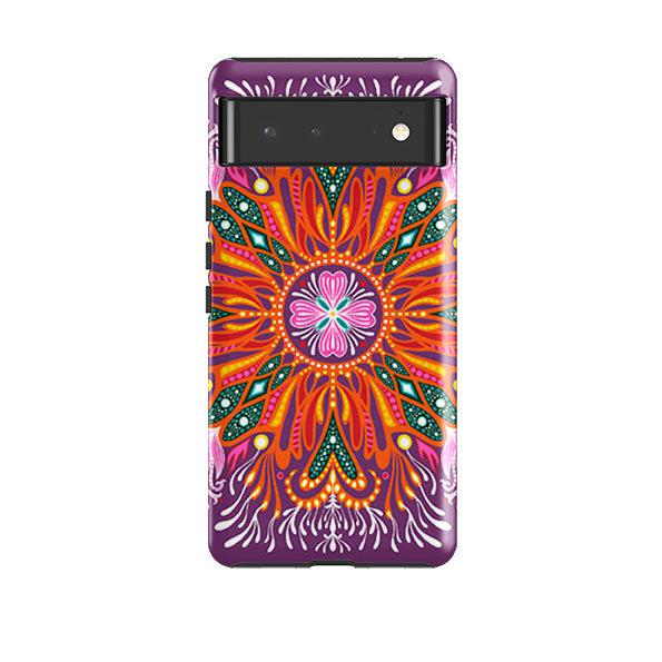 Google phone case-Iris 2 By Mia Underwood-Product Details Raised bevel to protect screen from scratches. Impact resistant polycarbonate shell and shock absorbing inner TPU liner. Secure fit with design wrapping around side of the case and full access to ports. Compatible with Qi-standard wireless charging. Thickness 1/8 inch (3mm), weight 30g. Compatibility See drop down menu for options, please select the right case as we print to order.-Stringberry
