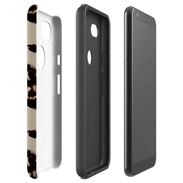 Google phone case-Ivory Rocky Road-Product Details Raised bevel to protect screen from scratches. Impact resistant polycarbonate shell and shock absorbing inner TPU liner. Secure fit with design wrapping around side of the case and full access to ports. Compatible with Qi-standard wireless charging. Thickness 1/8 inch (3mm), weight 30g. Compatibility See drop down menu for options, please select the right case as we print to order.-Stringberry