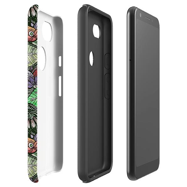 Google phone case-Jacobs Well-Product Details Raised bevel to protect screen from scratches. Impact resistant polycarbonate shell and shock absorbing inner TPU liner. Secure fit with design wrapping around side of the case and full access to ports. Compatible with Qi-standard wireless charging. Thickness 1/8 inch (3mm), weight 30g. Compatibility See drop down menu for options, please select the right case as we print to order.-Stringberry