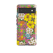 Google phone case-Kaleidoscope By Amelia Bowman-Product Details Raised bevel to protect screen from scratches. Impact resistant polycarbonate shell and shock absorbing inner TPU liner. Secure fit with design wrapping around side of the case and full access to ports. Compatible with Qi-standard wireless charging. Thickness 1/8 inch (3mm), weight 30g. Compatibility See drop down menu for options, please select the right case as we print to order.-Stringberry