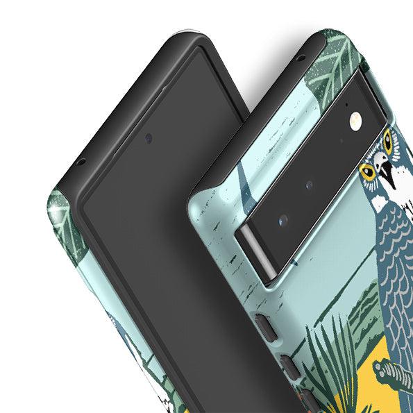 Google phone case-Kenhill By kate Heiss-Product Details Raised bevel to protect screen from scratches. Impact resistant polycarbonate shell and shock absorbing inner TPU liner. Secure fit with design wrapping around side of the case and full access to ports. Compatible with Qi-standard wireless charging. Thickness 1/8 inch (3mm), weight 30g. Compatibility See drop down menu for options, please select the right case as we print to order.-Stringberry