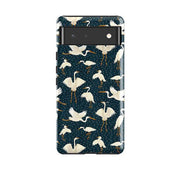 Google phone case-Kotuku By Katherine Quinn-Product Details Raised bevel to protect screen from scratches. Impact resistant polycarbonate shell and shock absorbing inner TPU liner. Secure fit with design wrapping around side of the case and full access to ports. Compatible with Qi-standard wireless charging. Thickness 1/8 inch (3mm), weight 30g. Compatibility See drop down menu for options, please select the right case as we print to order.-Stringberry