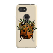 Google phone case-Ladybug-Product Details Raised bevel to protect screen from scratches. Impact resistant polycarbonate shell and shock absorbing inner TPU liner. Secure fit with design wrapping around side of the case and full access to ports. Compatible with Qi-standard wireless charging. Thickness 1/8 inch (3mm), weight 30g. Compatibility See drop down menu for options, please select the right case as we print to order.-Stringberry