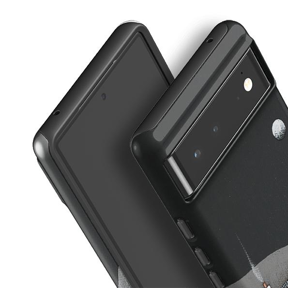 Google phone case-Last Embers Of The Bonfire By Natasha Newton-Product Details Raised bevel to protect screen from scratches. Impact resistant polycarbonate shell and shock absorbing inner TPU liner. Secure fit with design wrapping around side of the case and full access to ports. Compatible with Qi-standard wireless charging. Thickness 1/8 inch (3mm), weight 30g. Compatibility See drop down menu for options, please select the right case as we print to order.-Stringberry