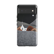 Google phone case-Last Embers Of The Bonfire By Natasha Newton-Product Details Raised bevel to protect screen from scratches. Impact resistant polycarbonate shell and shock absorbing inner TPU liner. Secure fit with design wrapping around side of the case and full access to ports. Compatible with Qi-standard wireless charging. Thickness 1/8 inch (3mm), weight 30g. Compatibility See drop down menu for options, please select the right case as we print to order.-Stringberry