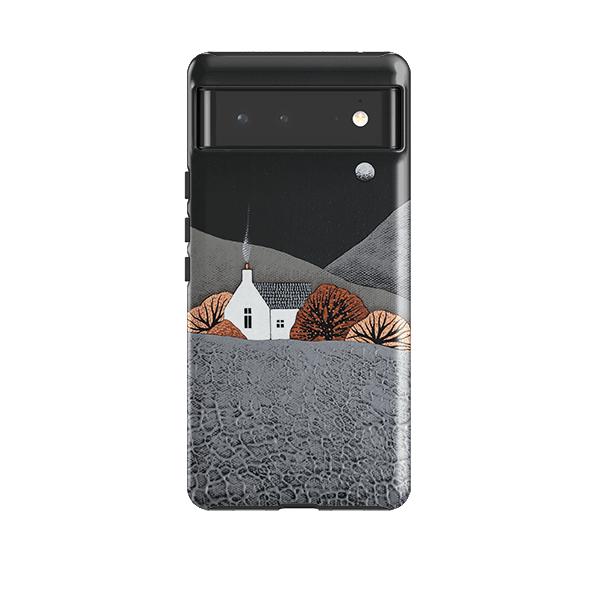 Google phone case-Last Embers Of The Bonfire By Natasha Newton-Product Details Raised bevel to protect screen from scratches. Impact resistant polycarbonate shell and shock absorbing inner TPU liner. Secure fit with design wrapping around side of the case and full access to ports. Compatible with Qi-standard wireless charging. Thickness 1/8 inch (3mm), weight 30g. Compatibility See drop down menu for options, please select the right case as we print to order.-Stringberry