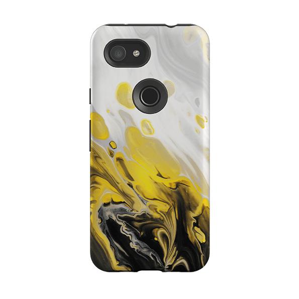 Google phone case-Lemon Drop-Product Details Raised bevel to protect screen from scratches. Impact resistant polycarbonate shell and shock absorbing inner TPU liner. Secure fit with design wrapping around side of the case and full access to ports. Compatible with Qi-standard wireless charging. Thickness 1/8 inch (3mm), weight 30g. Compatibility See drop down menu for options, please select the right case as we print to order.-Stringberry