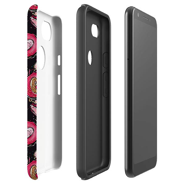 Google phone case-Love 1-Product Details Raised bevel to protect screen from scratches. Impact resistant polycarbonate shell and shock absorbing inner TPU liner. Secure fit with design wrapping around side of the case and full access to ports. Compatible with Qi-standard wireless charging. Thickness 1/8 inch (3mm), weight 30g. Compatibility See drop down menu for options, please select the right case as we print to order.-Stringberry