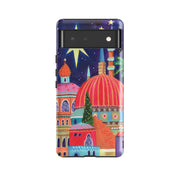 Google phone case-Magical Nights By Caroline Bonne Muller-Product Details Raised bevel to protect screen from scratches. Impact resistant polycarbonate shell and shock absorbing inner TPU liner. Secure fit with design wrapping around side of the case and full access to ports. Compatible with Qi-standard wireless charging. Thickness 1/8 inch (3mm), weight 30g. Compatibility See drop down menu for options, please select the right case as we print to order.-Stringberry