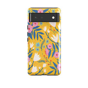 Google phone case-Magnolias By Lee Foster Wilson-Product Details Raised bevel to protect screen from scratches. Impact resistant polycarbonate shell and shock absorbing inner TPU liner. Secure fit with design wrapping around side of the case and full access to ports. Compatible with Qi-standard wireless charging. Thickness 1/8 inch (3mm), weight 30g. Compatibility See drop down menu for options, please select the right case as we print to order.-Stringberry