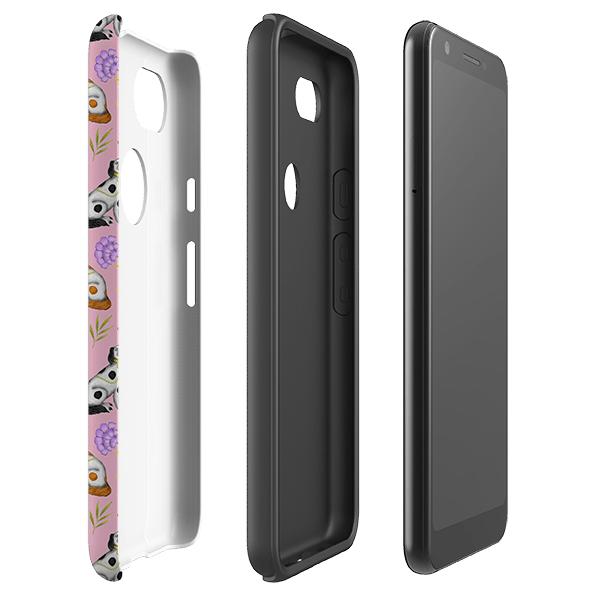 Google phone case-Miami China By Catherine Rowe-Product Details Raised bevel to protect screen from scratches. Impact resistant polycarbonate shell and shock absorbing inner TPU liner. Secure fit with design wrapping around side of the case and full access to ports. Compatible with Qi-standard wireless charging. Thickness 1/8 inch (3mm), weight 30g. Compatibility See drop down menu for options, please select the right case as we print to order.-Stringberry