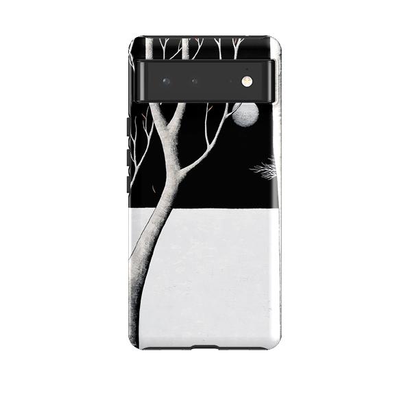 Google phone case-Midnight Walk By Natasha Newton-Product Details Raised bevel to protect screen from scratches. Impact resistant polycarbonate shell and shock absorbing inner TPU liner. Secure fit with design wrapping around side of the case and full access to ports. Compatible with Qi-standard wireless charging. Thickness 1/8 inch (3mm), weight 30g. Compatibility See drop down menu for options, please select the right case as we print to order.-Stringberry