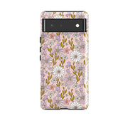 Google phone case-Misty-Product Details Raised bevel to protect screen from scratches. Impact resistant polycarbonate shell and shock absorbing inner TPU liner. Secure fit with design wrapping around side of the case and full access to ports. Compatible with Qi-standard wireless charging. Thickness 1/8 inch (3mm), weight 30g. Compatibility See drop down menu for options, please select the right case as we print to order.-Stringberry