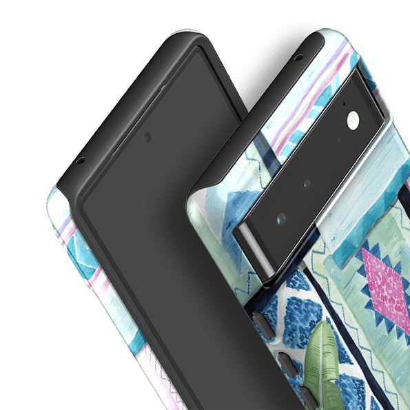 Google phone case-Morocco Cheetah By Bex Parkin-Product Details Raised bevel to protect screen from scratches. Impact resistant polycarbonate shell and shock absorbing inner TPU liner. Secure fit with design wrapping around side of the case and full access to ports. Compatible with Qi-standard wireless charging. Thickness 1/8 inch (3mm), weight 30g. Compatibility See drop down menu for options, please select the right case as we print to order.-Stringberry